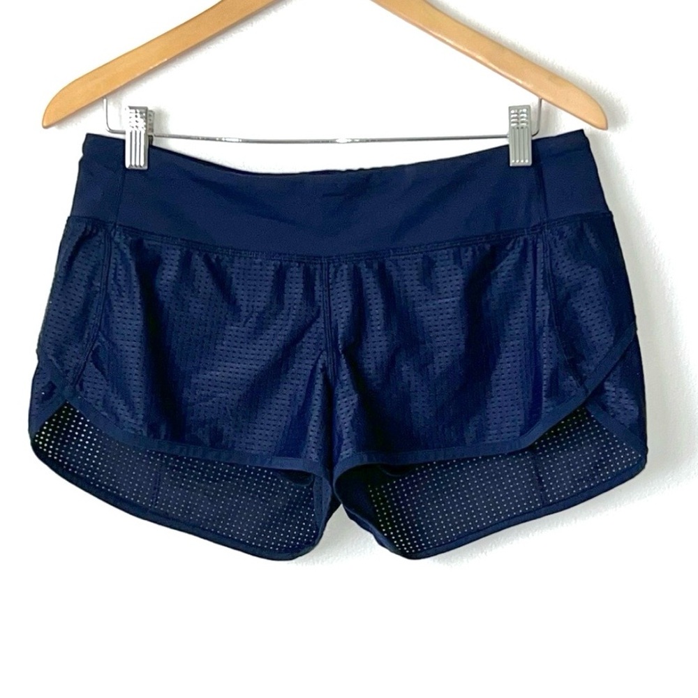 Lululemon Blue Mesh Shorts EUC 8
